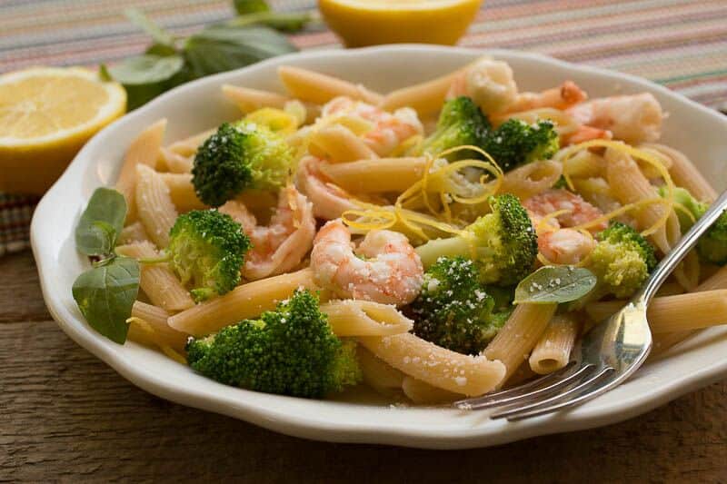 Pasta with Shrimp and Broccoli