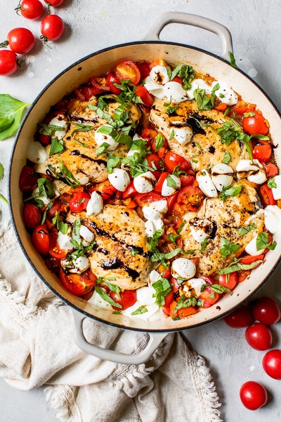 Caprese Chicken Skillet