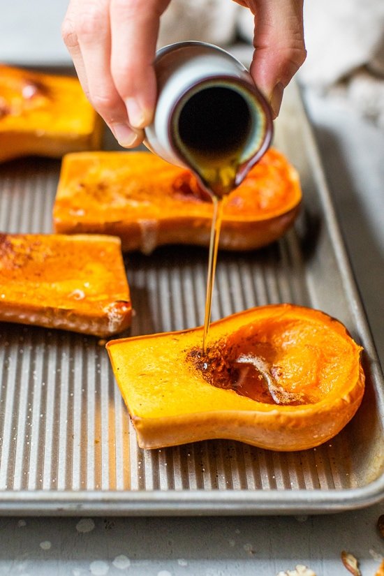 Roasting honeynut squash