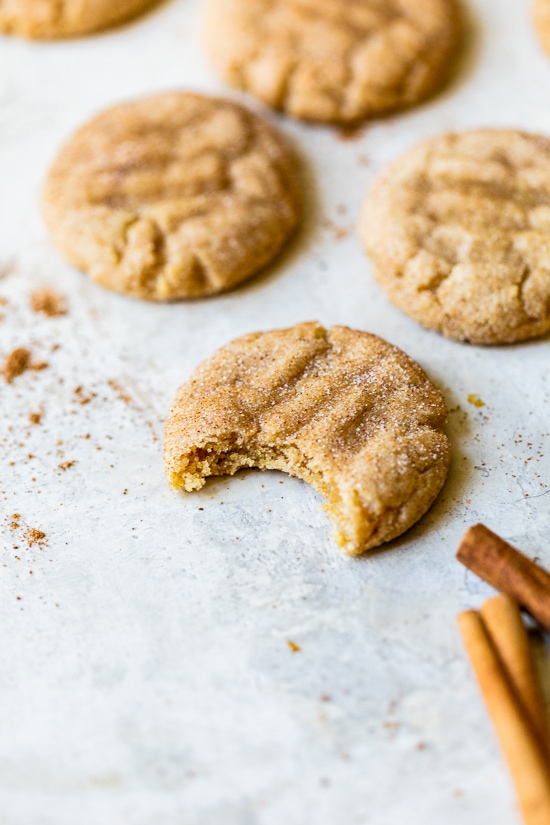 Skinny Pumpkin Snickerdoodles stacked