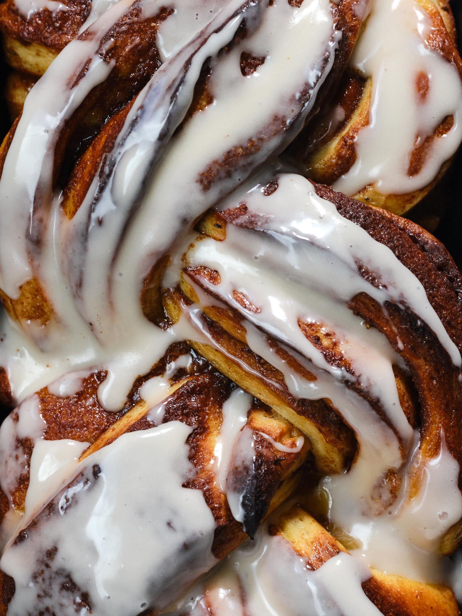 Cinnamon Roll Swirl Loaf - close-up