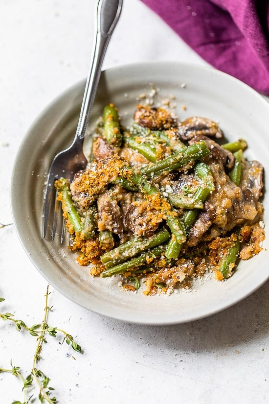 Green Beans on a plate.