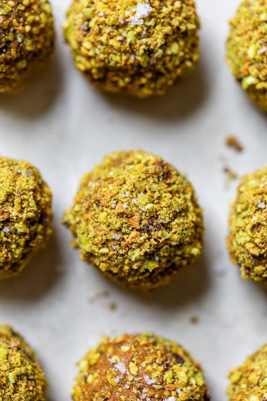 Pumpkin Pistachio Energy Balls