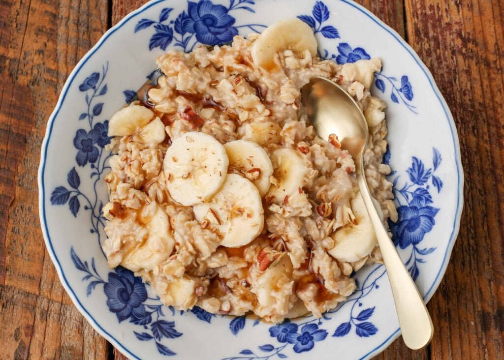 Maple Banana Nut Oatmeal