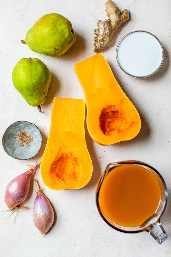 butternut squash soup ingredients