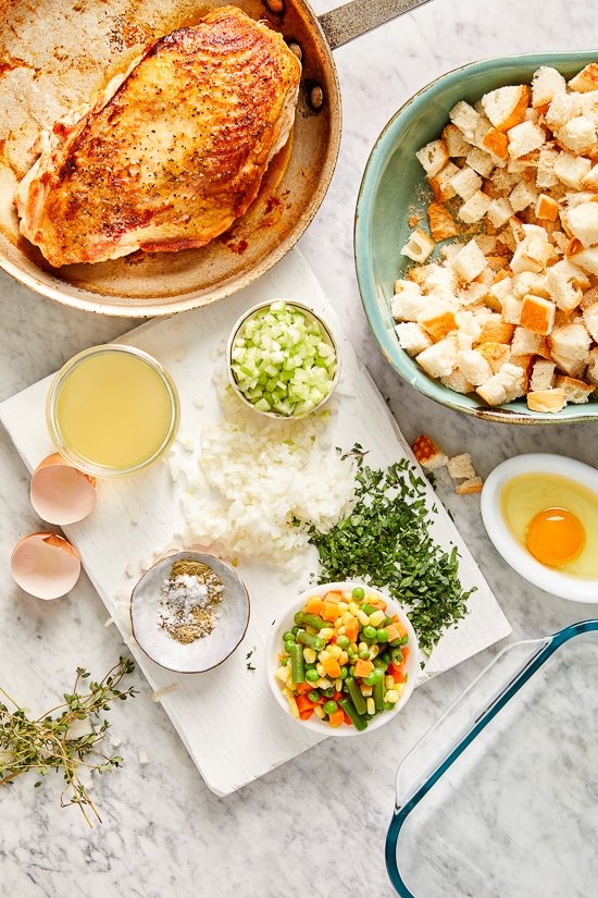 turkey pot pie ingredients