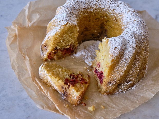 Cross-section Photo of Cake