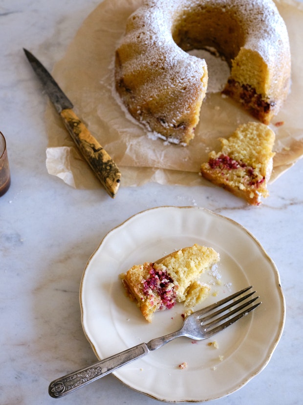 Fork and Slice of Cake